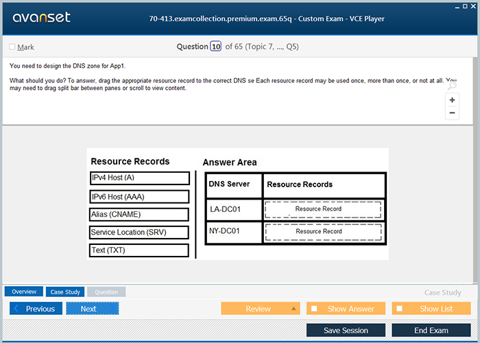 Vce exam files