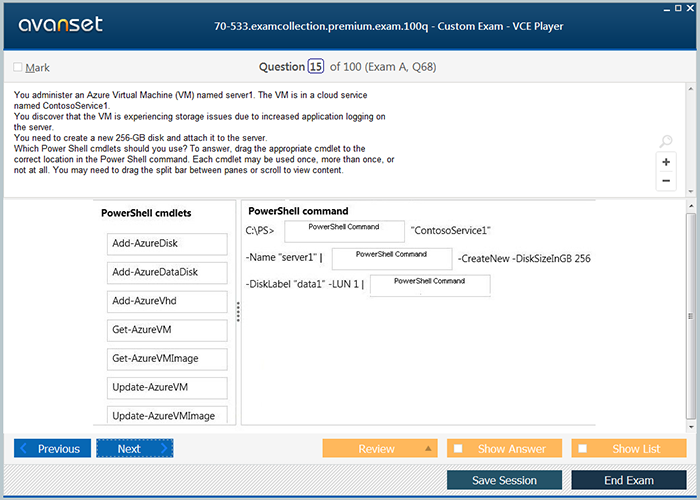 Vce exam files