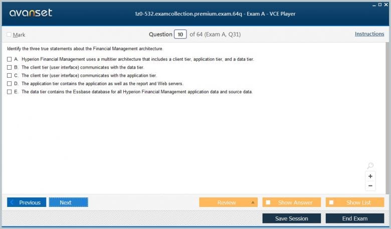 Oracle 1z0 532 Practice Test Questions 1z0 532 VCE Exam