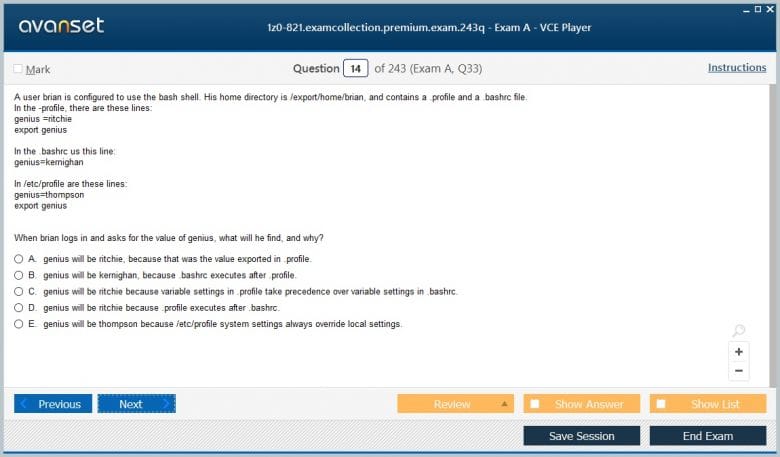 1Z0-921 Exam Overview
