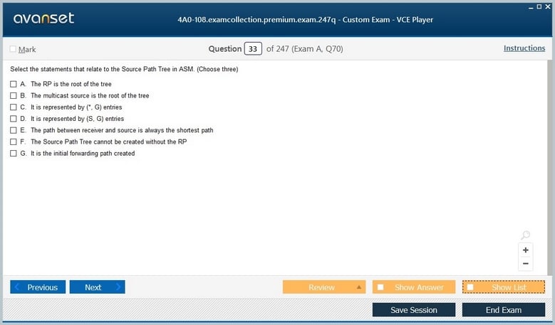 4A0-108 Premium VCE Screenshot #4