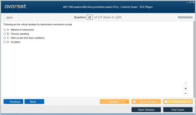 API-580 Premium VCE Screenshot #4