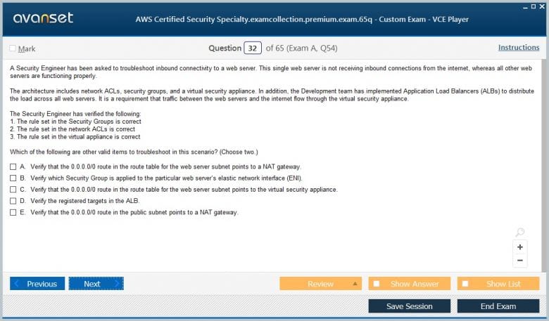 SCS-C01 Exam Qa Pdf&Simulator AWS Certified Security Specialty 