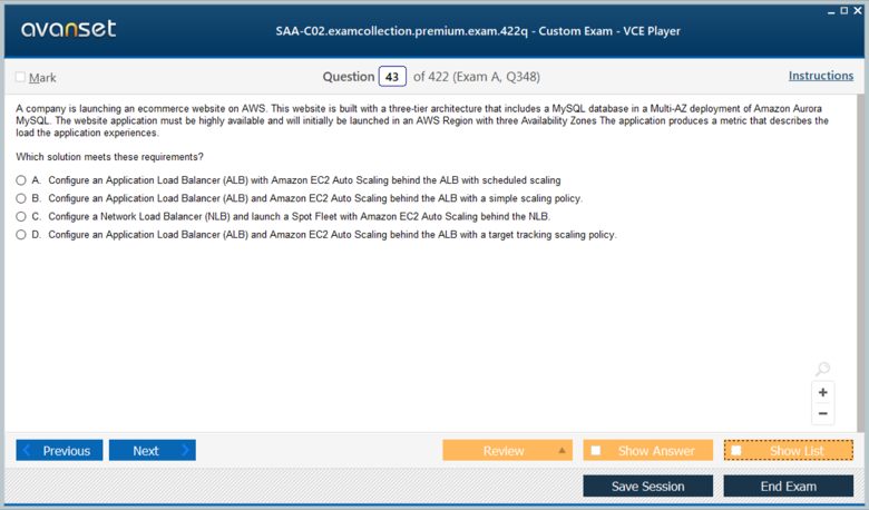 SAA-C02 Latest Exam Answers