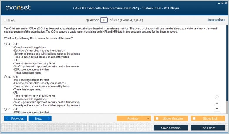 CAS-003 Premium VCE Screenshot #4
