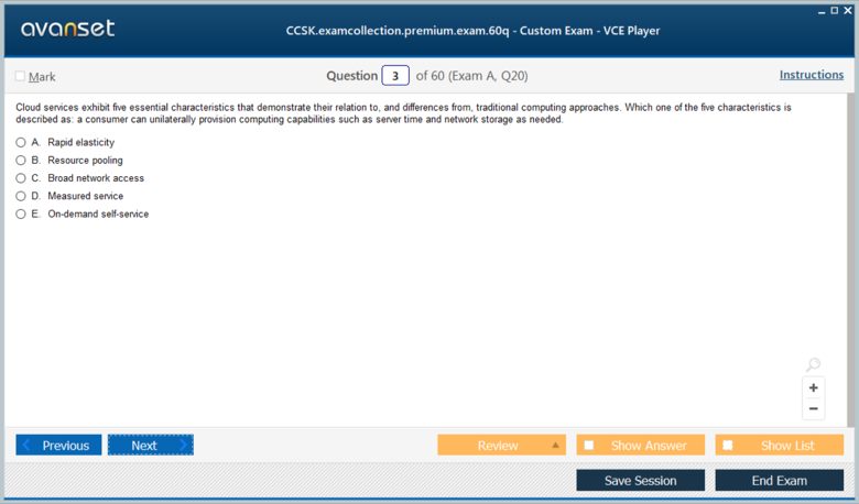 CCSK Premium VCE Screenshot #1