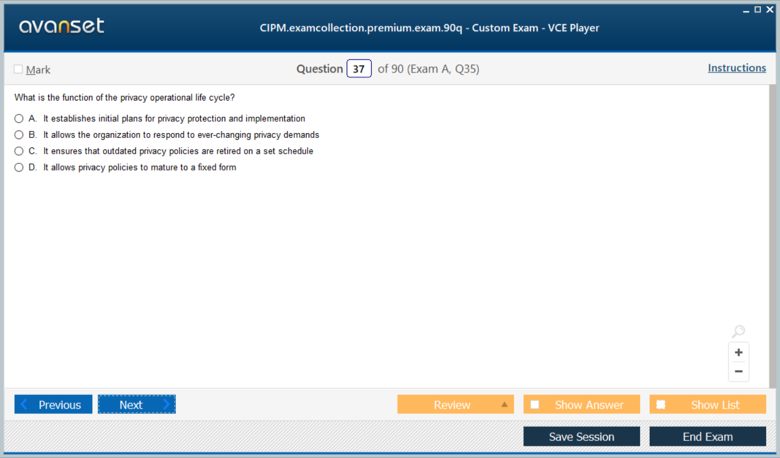 CIPM Premium VCE Screenshot #3