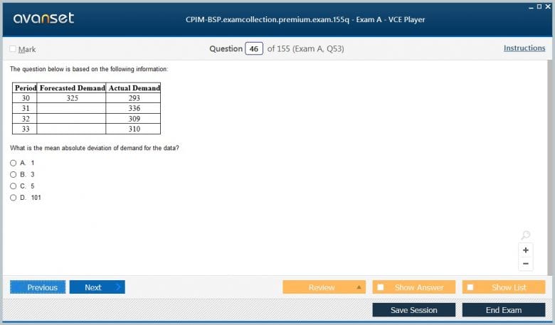 CPIM-BSP Premium VCE Screenshot #3
