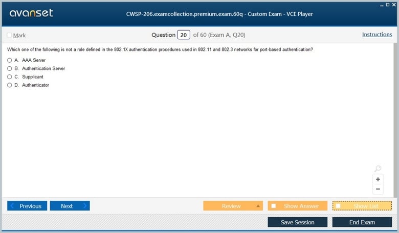 CWSP-206 Premium VCE Screenshot #3