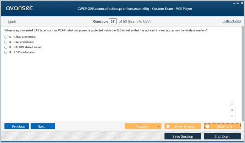 CWSP-206 Premium VCE Screenshot #4