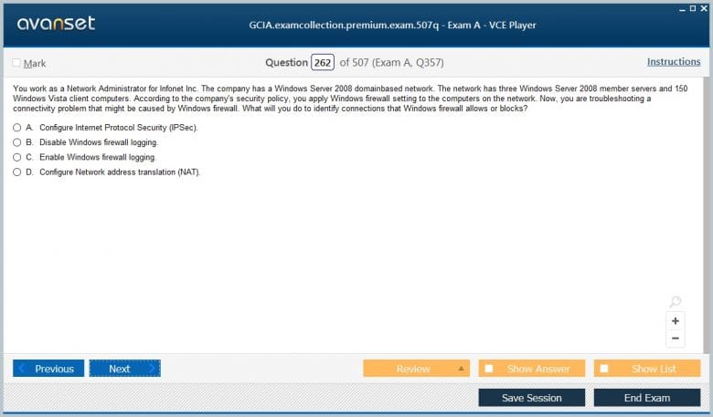 GCIA Premium VCE Screenshot #4