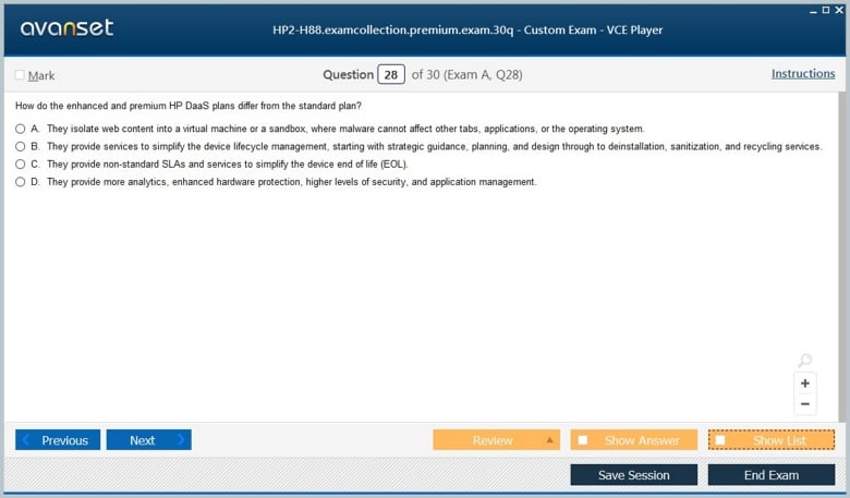Latest HPE2-N68 Test Testking