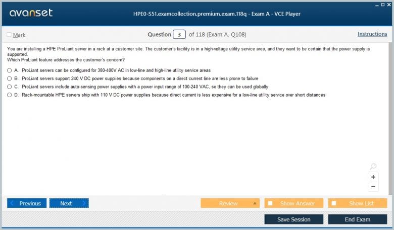 HPE0-S59 Antworten