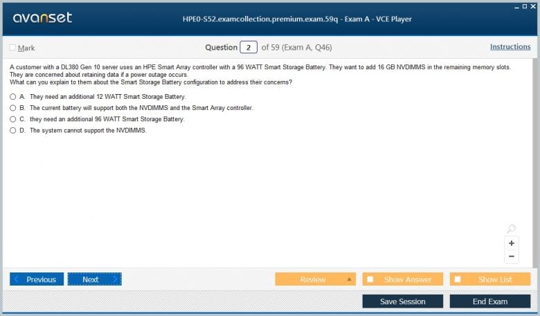 HPE0-S59 Examsfragen