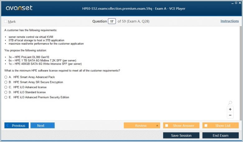 HPE0-J68 Zertifizierungsprüfung