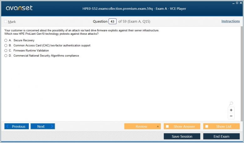 HPE0-V25 Probesfragen