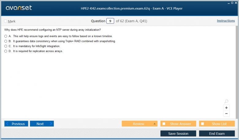 HPE2-K42 Premium VCE Screenshot #1