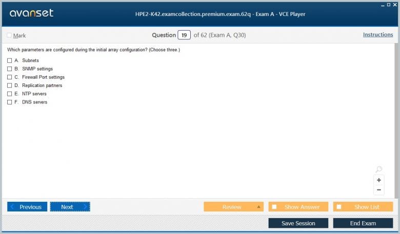 HPE2-K42 Premium VCE Screenshot #2