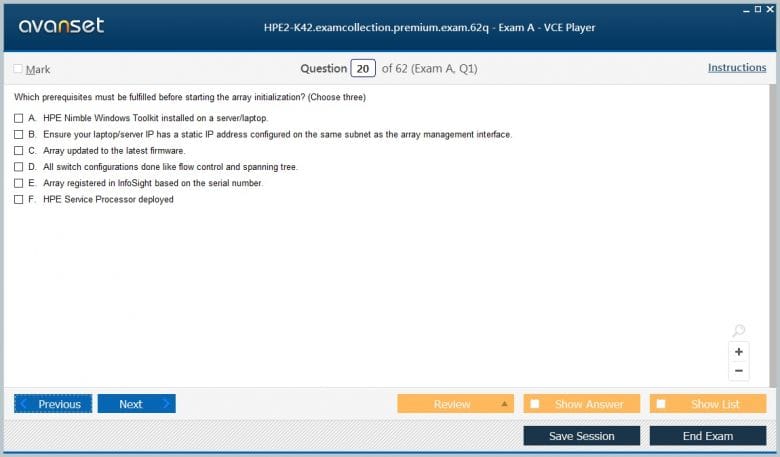 HPE2-K42 Premium VCE Screenshot #3