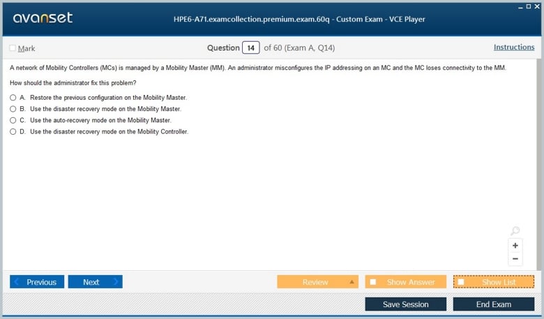 HPE6-A71 Premium VCE Screenshot #2
