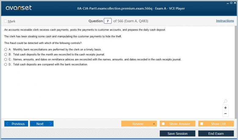 IIA-CIA-Part3-3P-CHS Latest Exam Pass4sure