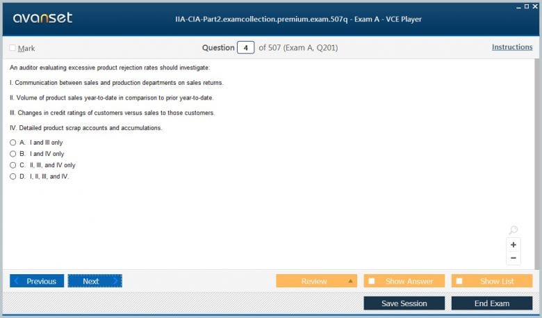 IIA-CIA-Part2 Premium VCE Screenshot #1