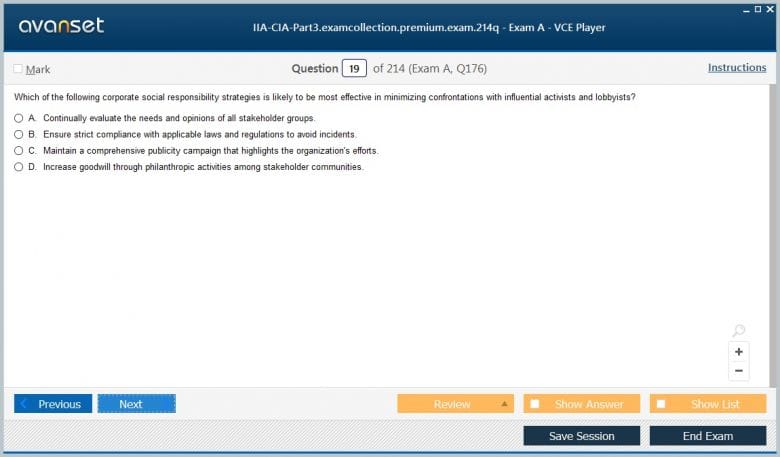 IIA CIA Parte 3 Dump – Garanzia 1 Mese Di Aggiornamenti