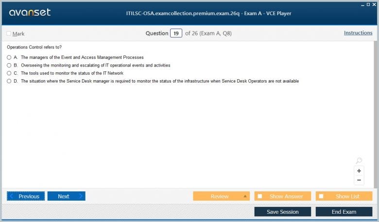 ITILSC-OSA Premium VCE Screenshot #4