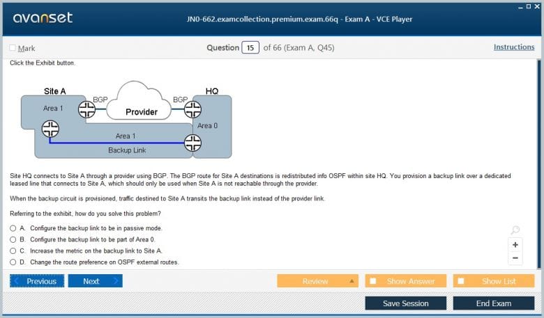 Service Provider Routing and Switching Professional JN0-662 Exam Q/&A+SIM