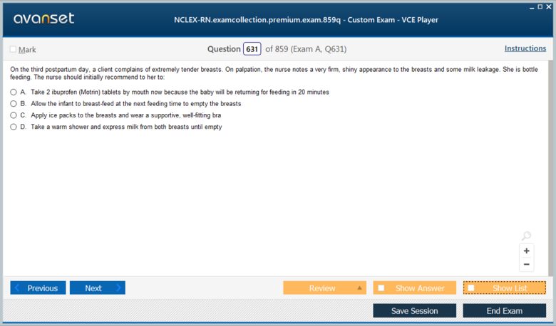 NCLEX-RN Premium VCE Screenshot #4