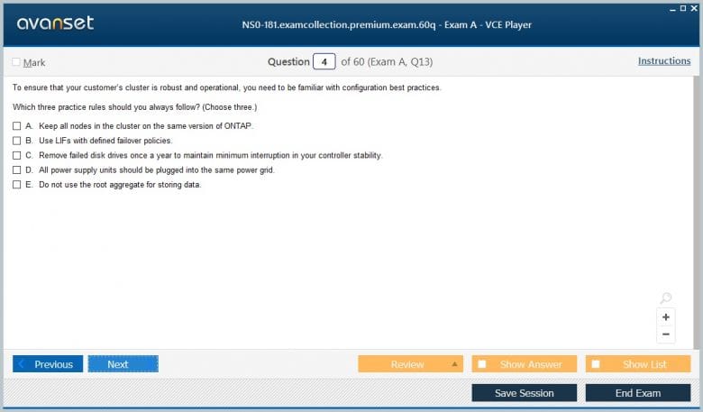 NS0-183 Official Practice Test