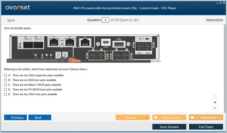 NS0-515 Premium VCE Screenshot #1