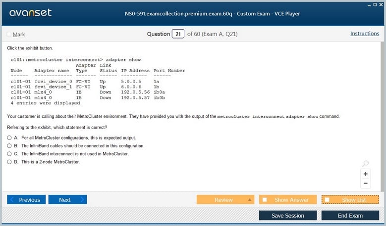 NS0-304 Examsfragen