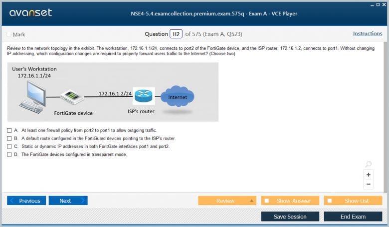 NSE4-5.4 Premium VCE Screenshot #3