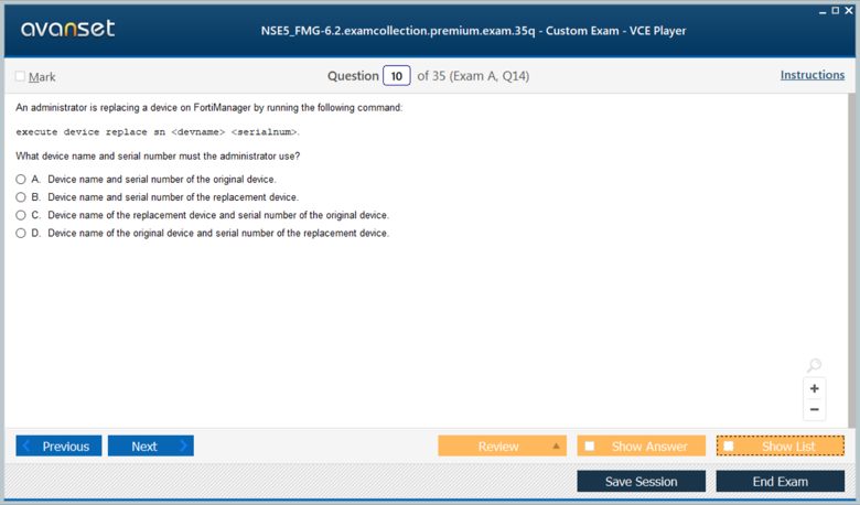 NSE5_FMG-6.2 Premium VCE Screenshot #2
