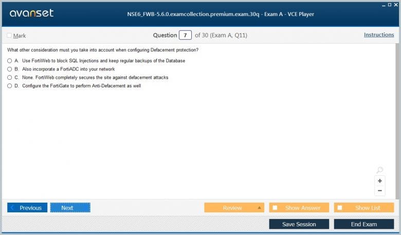 NSE6_FAZ-7.2 Originale Fragen