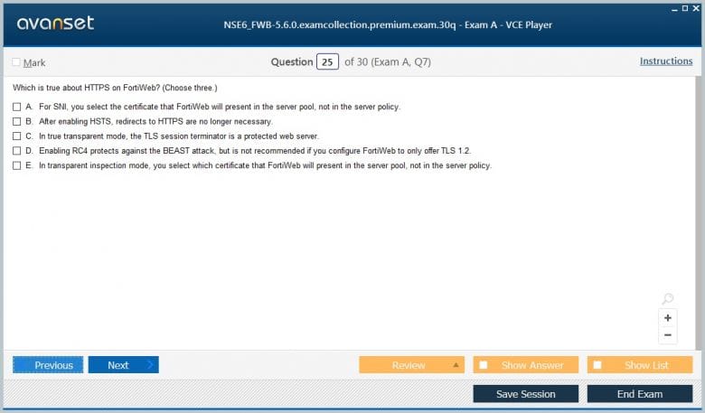 Training NSE6_FWB-6.1 For Exam