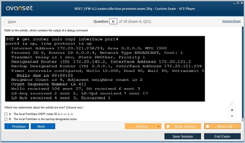 NSE7_EFW-6.2 Premium VCE Screenshot #2