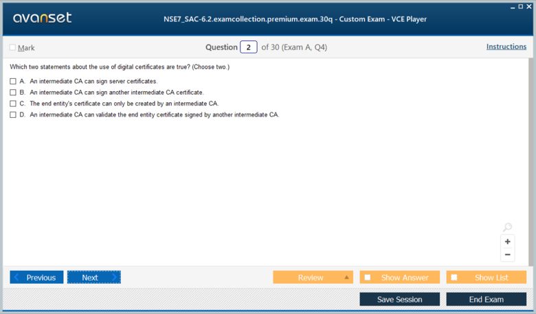 NSE7_SAC-6.2 Premium VCE Screenshot #1