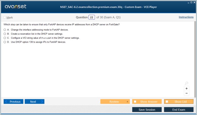 NSE7_SAC-6.2 Premium VCE Screenshot #3
