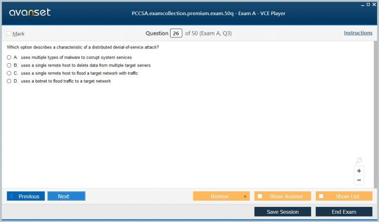 PCCSA Premium VCE Screenshot #4