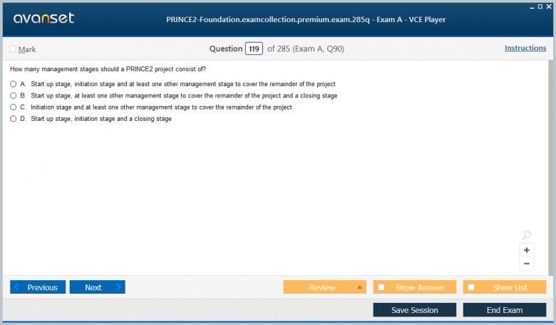 PRINCE2-Foundation Premium VCE Screenshot #3