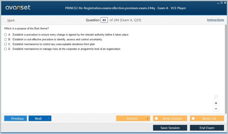PRINCE2-Re-Registration Premium VCE Screenshot #2