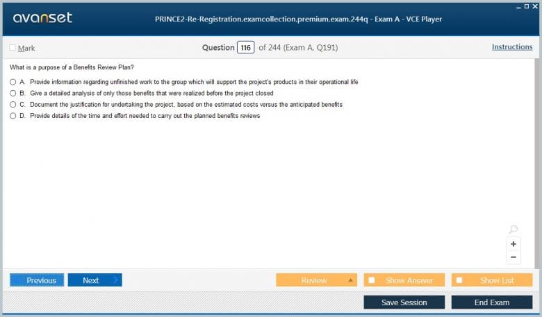 PRINCE2-Re-Registration Premium VCE Screenshot #3