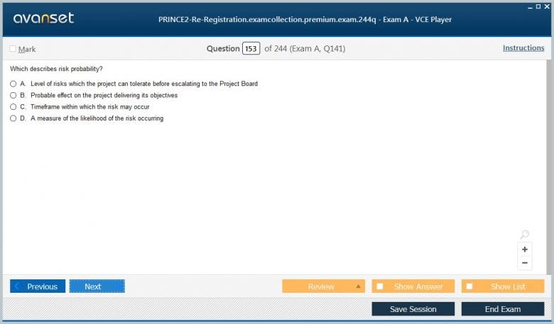 PRINCE2-Re-Registration Premium VCE Screenshot #4