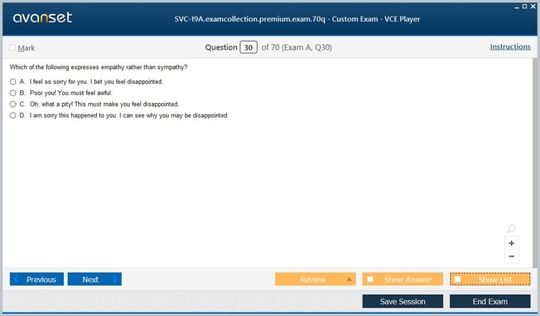 SVC-19A Premium VCE Screenshot #4