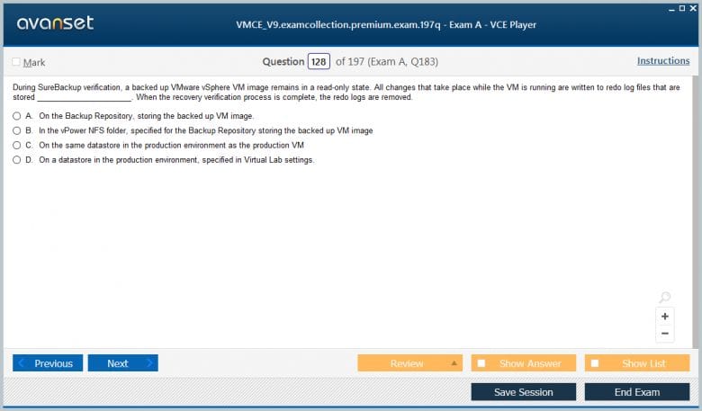 VMCE_V9 Premium VCE Screenshot #4