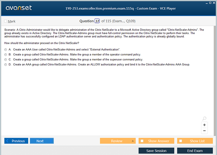 Vce exam files
