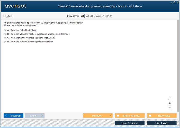 Certification 3V0-32.21 Test Answers