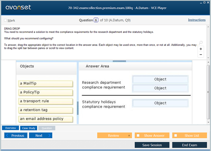 Vce exam files